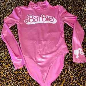 🌸Barbiecore metallic bodysuit🌸